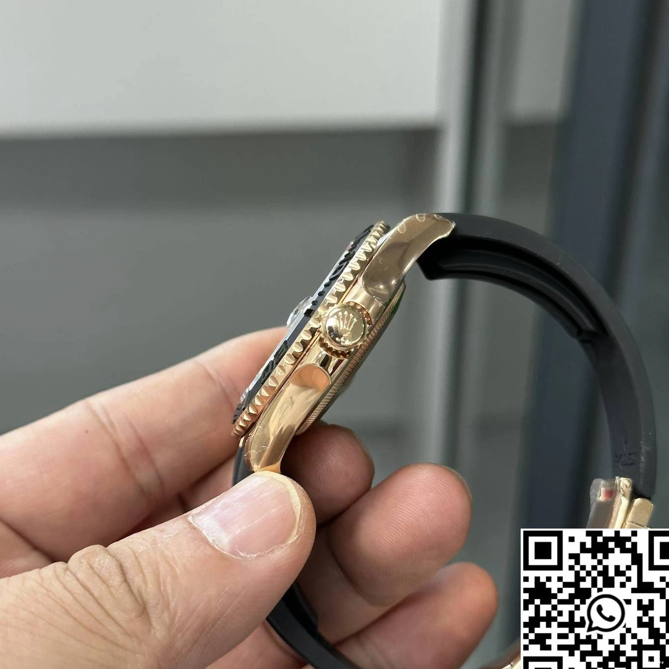 Master Black Dial Yacht VS M126655-0002 Rose Gold Factory Rolex 0117